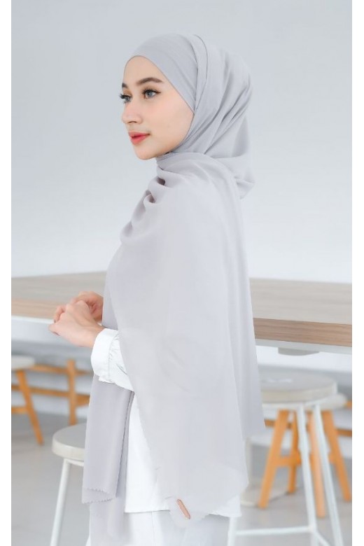 Pasmina Instan Lasercut Cerutti Silver